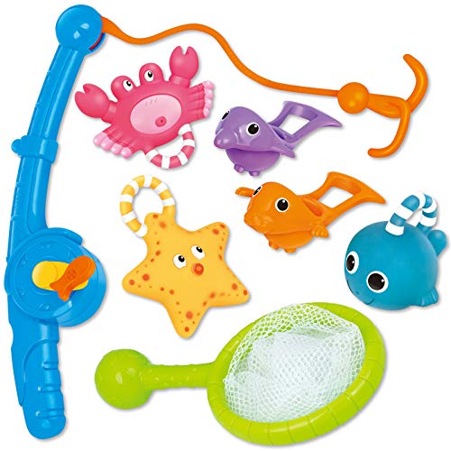 Bath Toy, Fishing Floating Squirts Toy and Water...